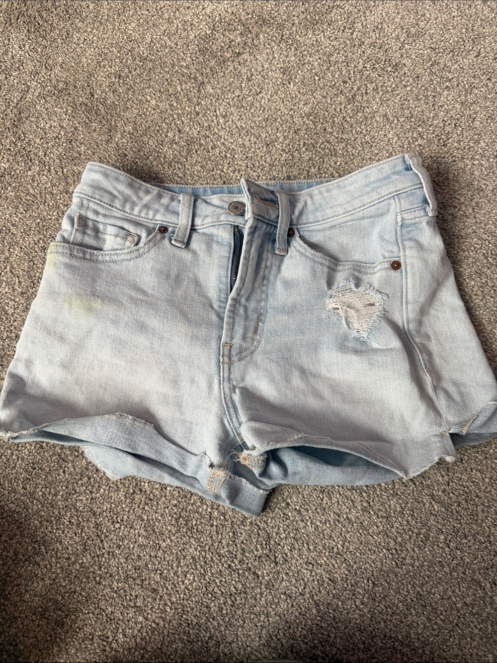 Old Navy Light Wash Distressed Denim Jean Shorts